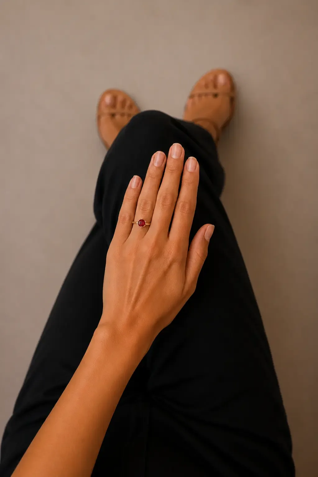AR ring try-on placing a photorealistic ring on a hand with real-time tracking